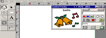 Screen shot of Boardmaker Interface 
